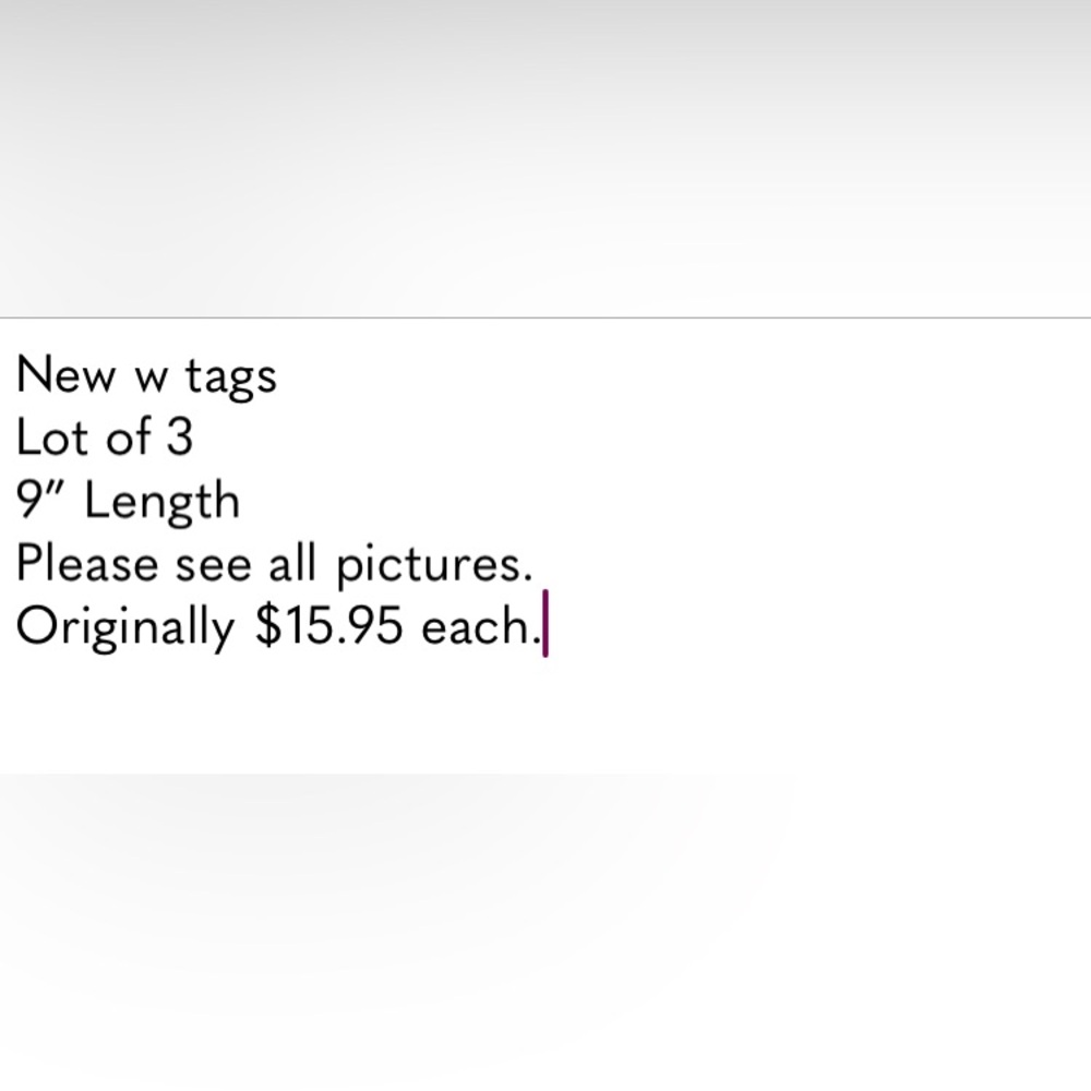 NEW Lot of 3 White Tassels - Picture 5 of 11